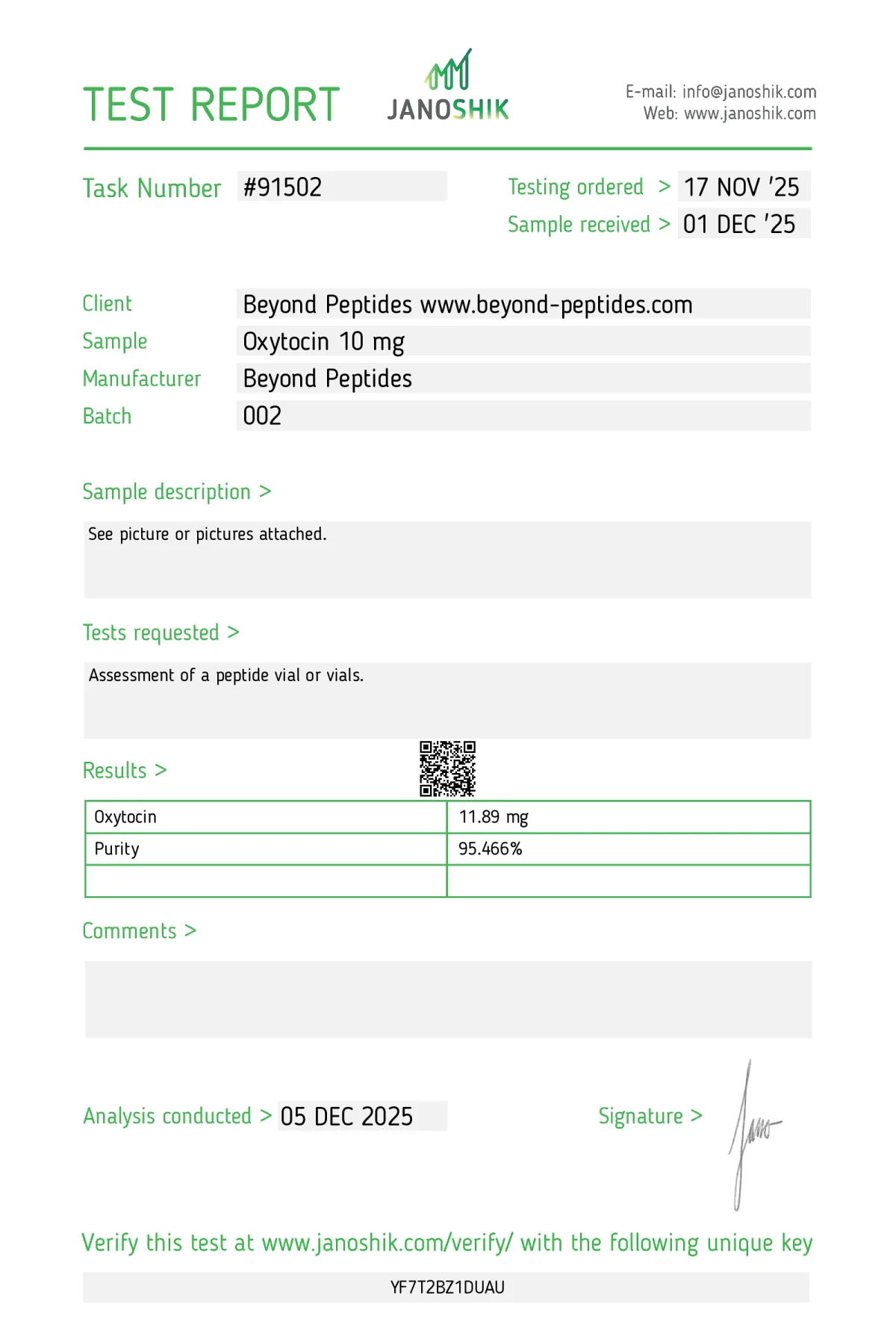 Oxytocin Peptide - Image 6